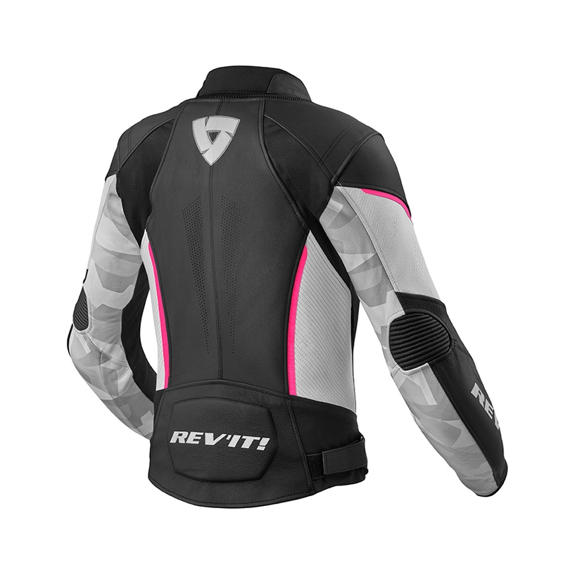 Revit Xena 3 Motorradjacke für Frauen in Schwarz und Rosa Ausverkauf