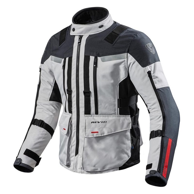 Motorradjacke Revit Sand 3 silber-anthrazit Ausverkauf
