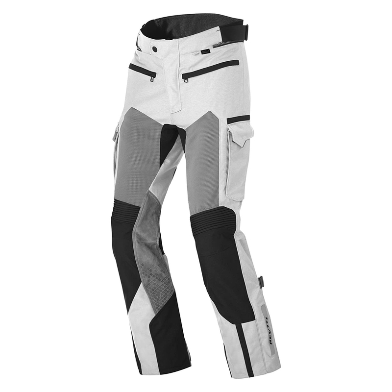 Revit Cayenne Pro Silber/Schwarz Motorradhosen Ausverkauf