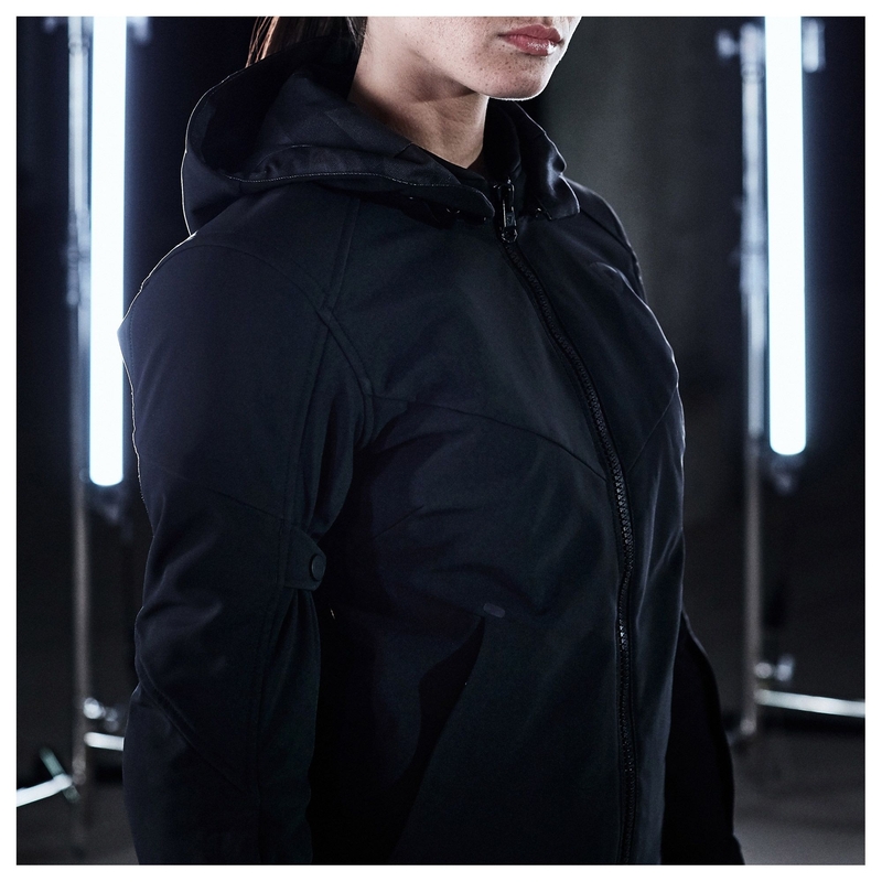 Revit Afterburn H2O Damen Motorradjacke Schwarz