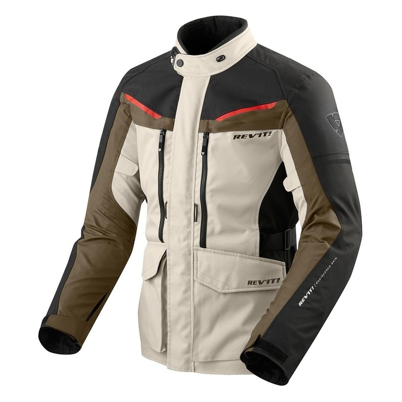 Revit Safari 3 schwarz und sandbraun Motorradjacke Ausverkauf