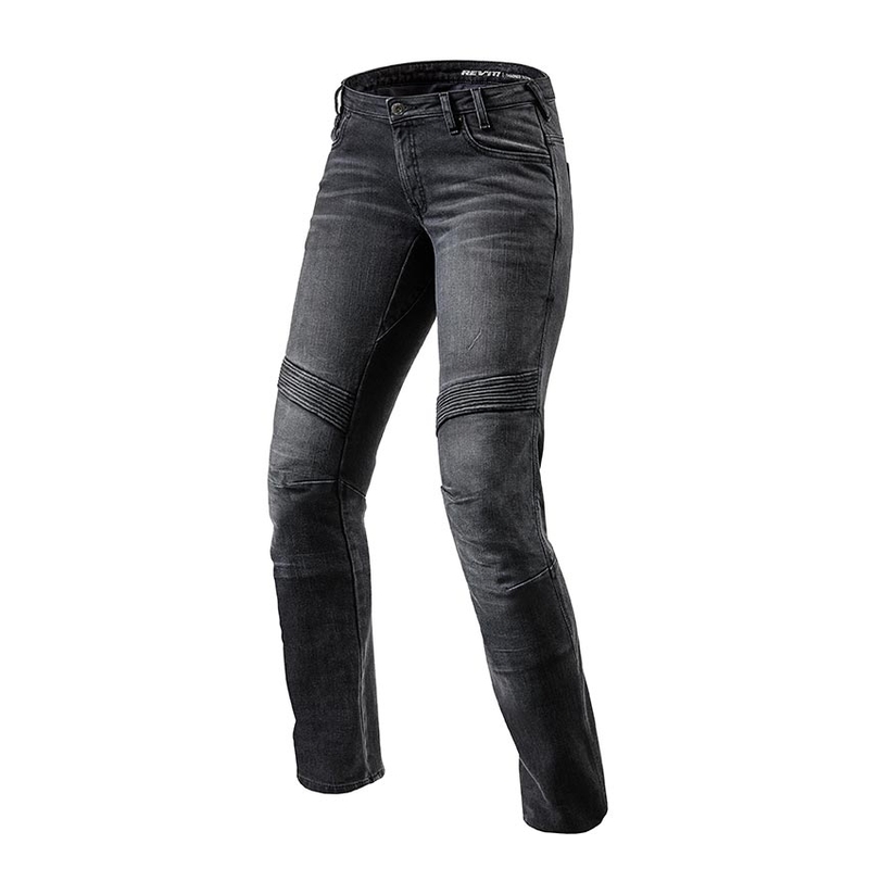 Damen Revit Moto TF Schwarz Motorrad Jeans Ausverkauf