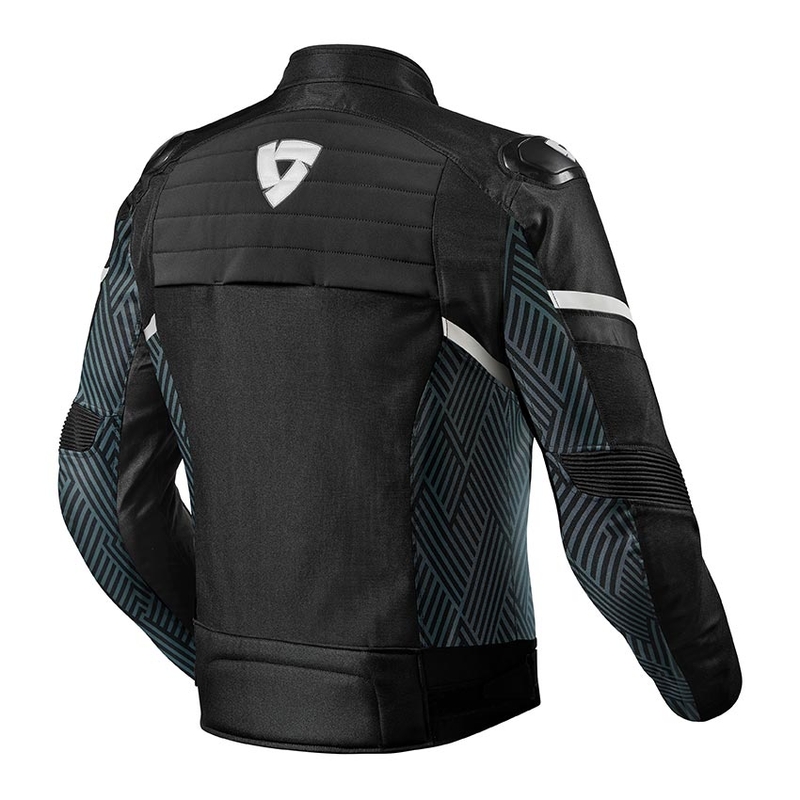 Revit Arc H2O schwarz und weiß Motorradjacke Ausverkauf