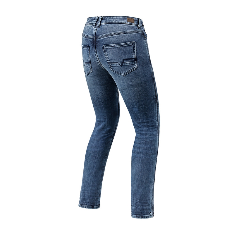 Blaue Motorradjeans von Revit Victoria für Frauen Ausverkauf