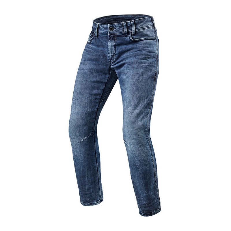 Revit Detroit TF Blau Gekürzte Motorrad Jeans Ausverkauf