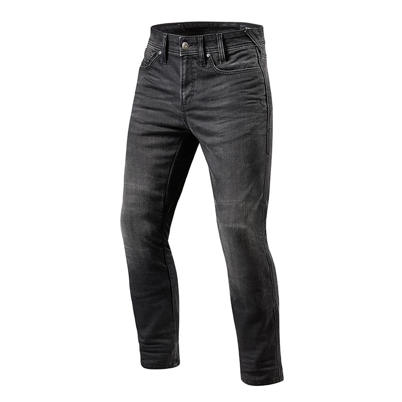 Revit Brentwood grau verlängerte Motorradjeans Ausverkauf