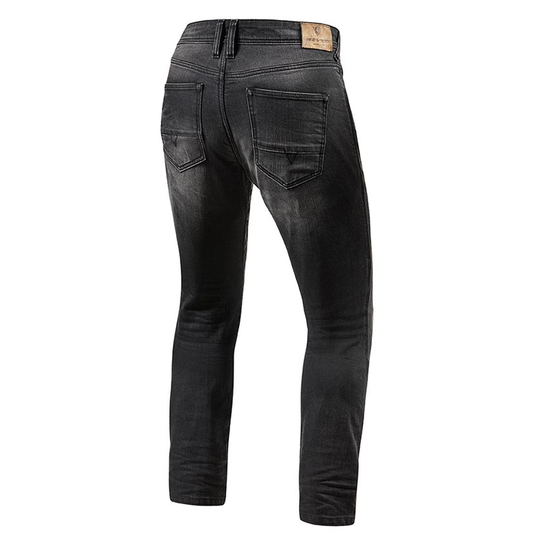 Revit Brentwood grau verlängerte Motorradjeans Ausverkauf