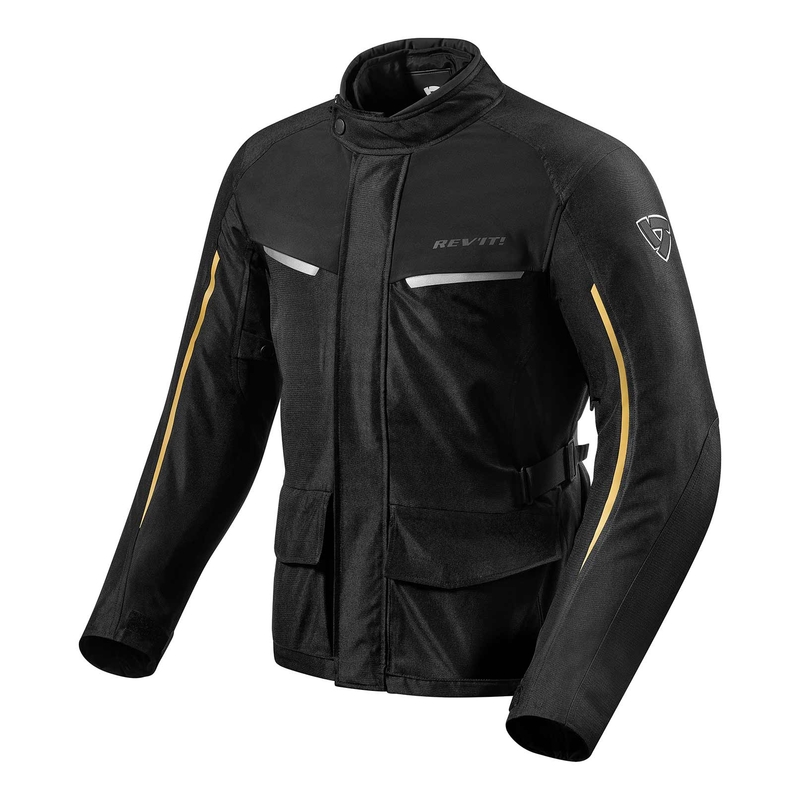 Motorradjacke Revit Voltiac 2 Schwarz-Bronze Ausverkauf