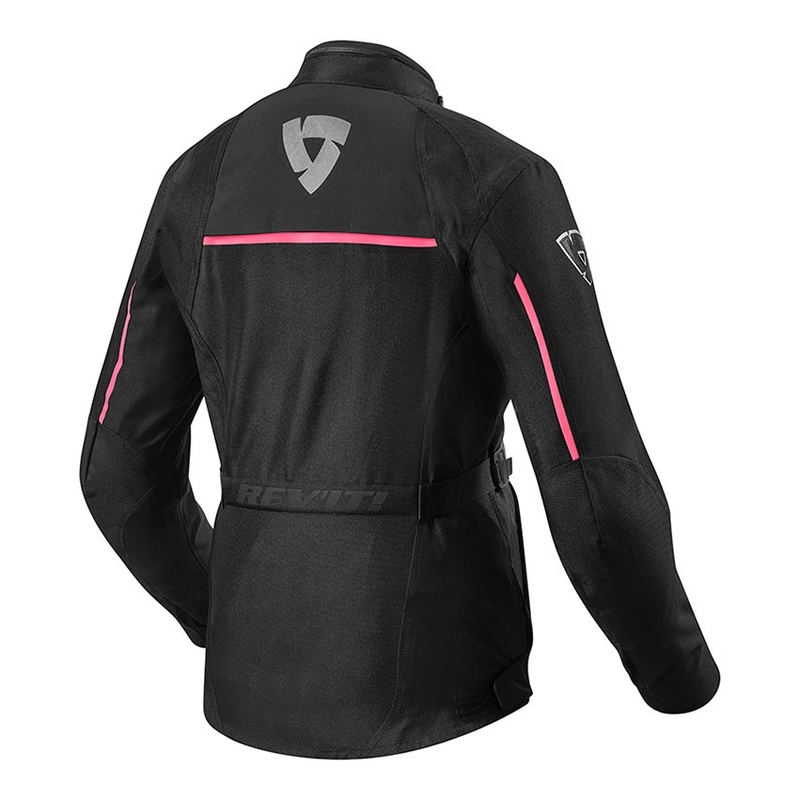 Damen Revit Voltiac 2 Schwarz und Lila Motorradjacke Ausverkauf