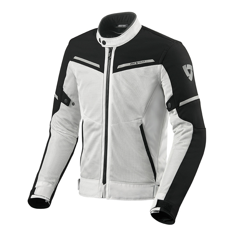Revit Airwave 3 Motorradjacke silber-schwarz Ausverkauf
