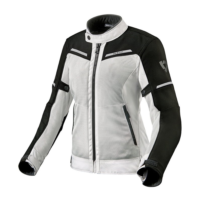 Revit Airwave 3 Motorradjacke Damen Silber und Schwarz Ausverkauf