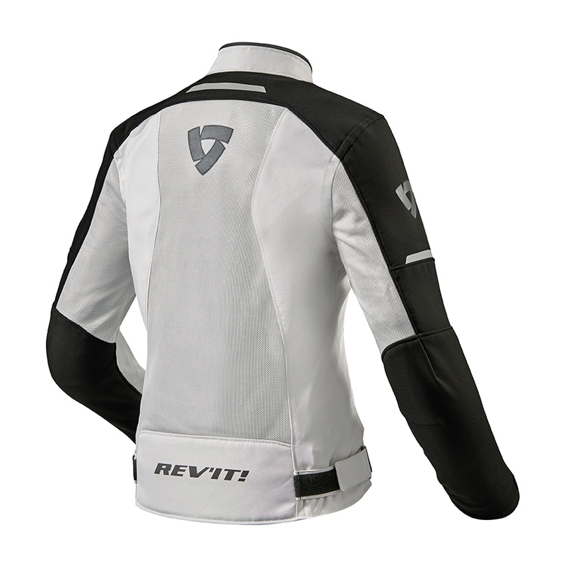 Revit Airwave 3 Motorradjacke Damen Silber und Schwarz Ausverkauf