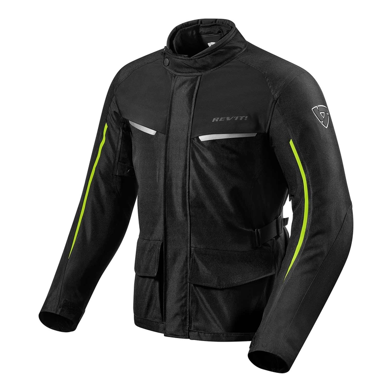 Motorradjacke Revit Voltiac 2 schwarz-fluorgelb Ausverkauf