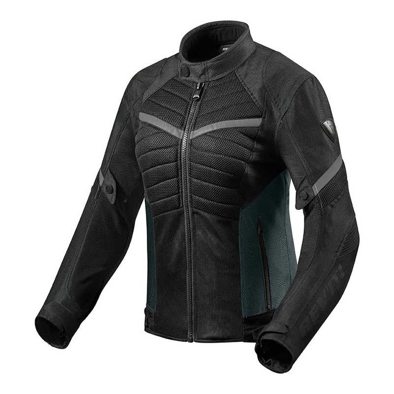 Women's Revit Arc Air Schwarz und Grau Motorrad Jacke Ausverkauf