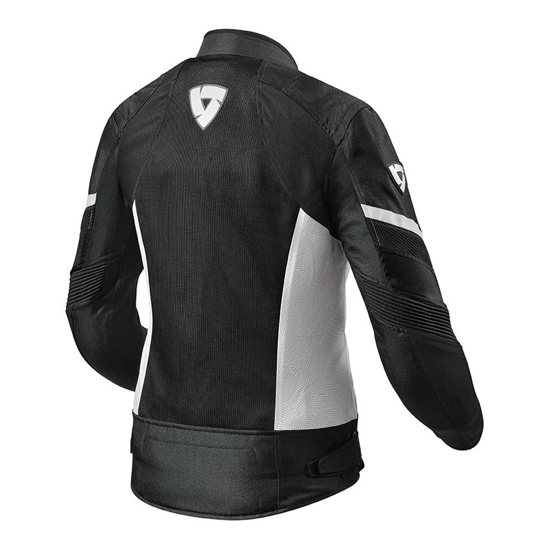 Women's Revit Arc Air Schwarz-Weiß Motorradjacke Ausverkauf