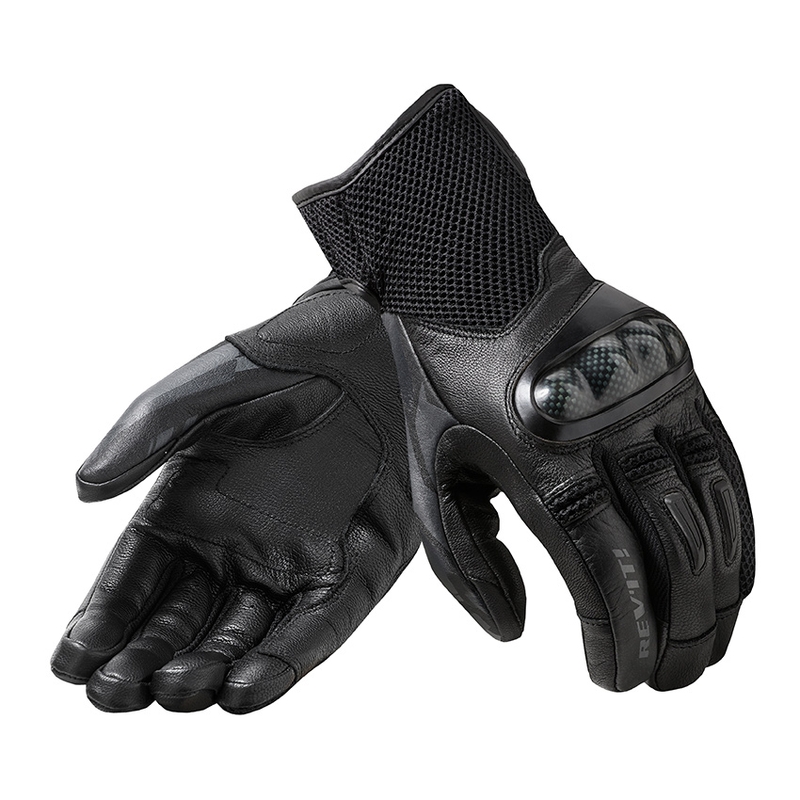 Revit Prime Motorradhandschuhe Schwarz Ausverkauf