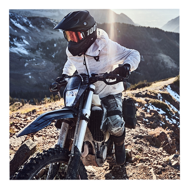 Revit Regen Kittel Barriere Motorrad Regen Jacke Weiß