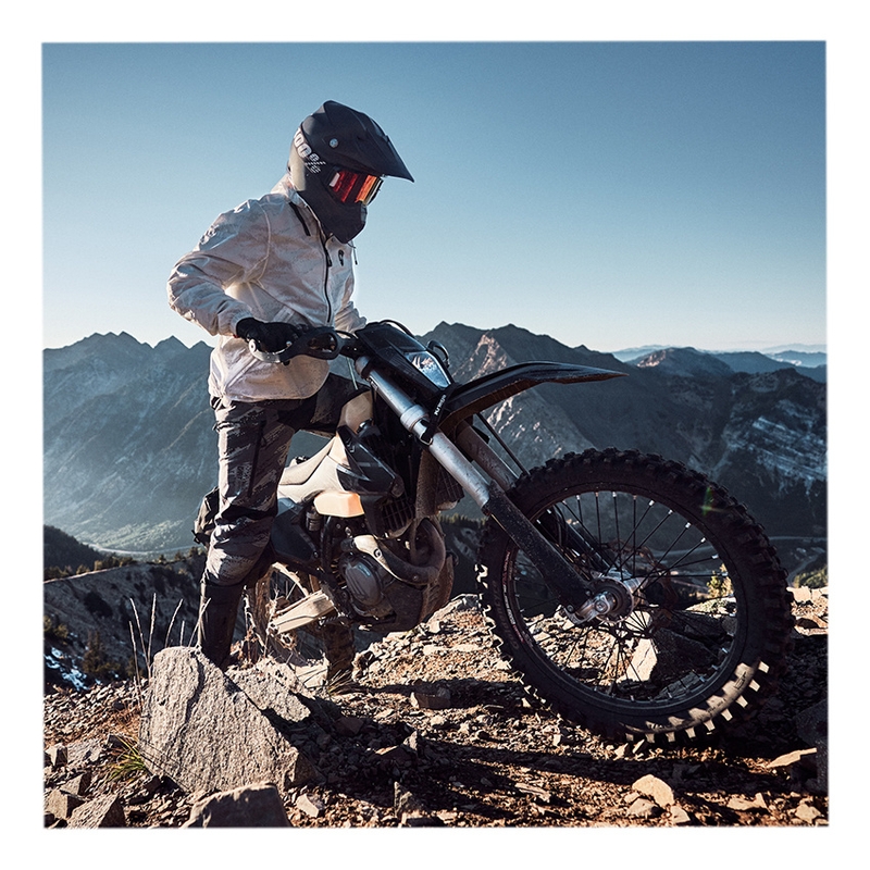 Revit Regen Kittel Barriere Motorrad Regen Jacke Weiß