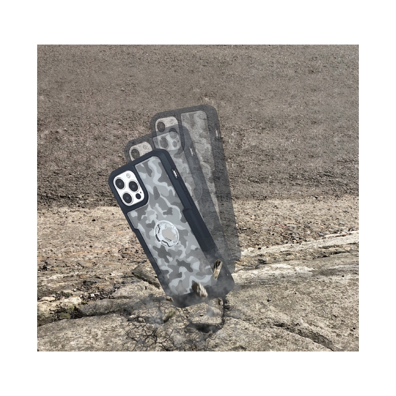 Handyhülle mit Halterung CUBE X-Guard für Apple iPhone 12/12 Pro Max camo Ausverkauf