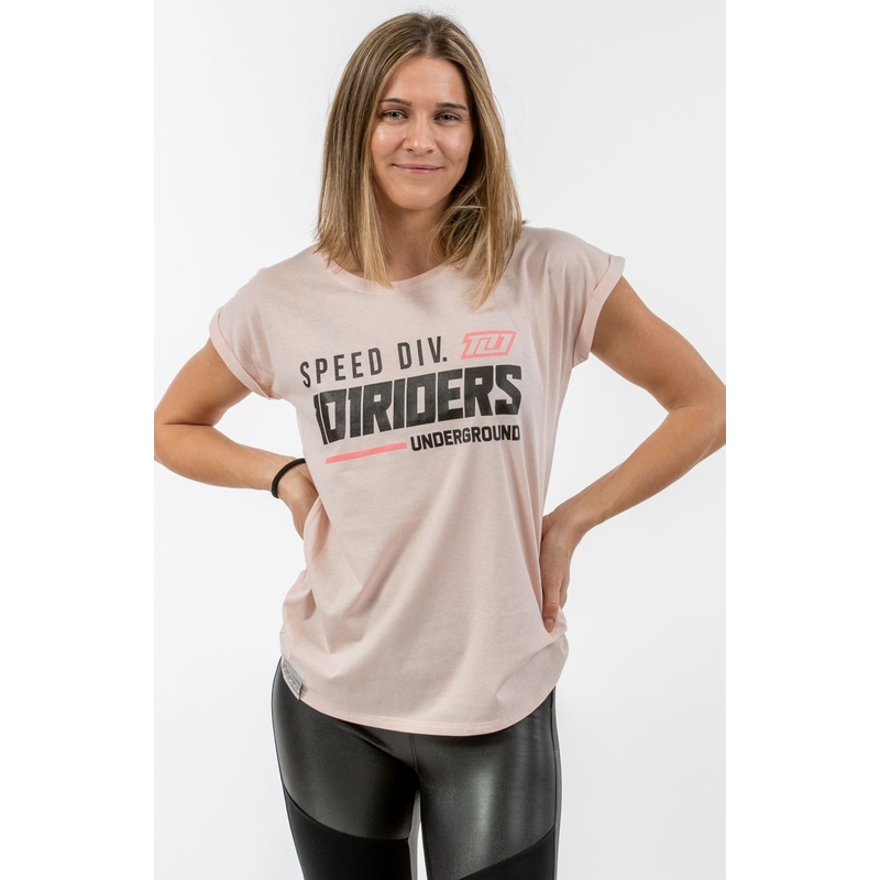 Damen 101 Riders Road Lose Rosa T-Shirt
