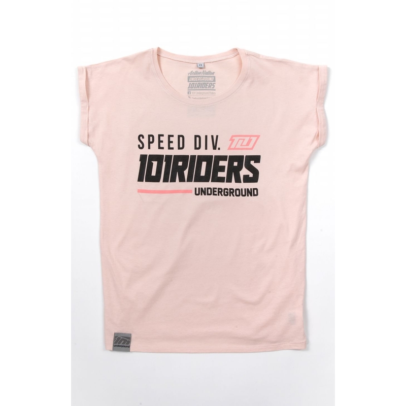 Damen 101 Riders Road Lose Rosa T-Shirt