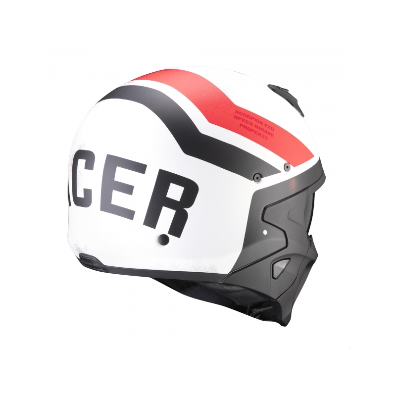 Přilba Scorpion COVERT-X T-TRUST bílo-červeno-černá (KOPIE)