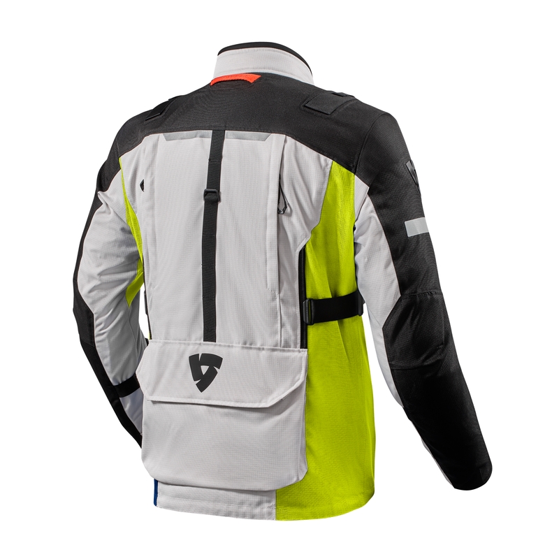 Motorradjacke Revit Sand 4 H2O silber-fluorgelb Ausverkauf