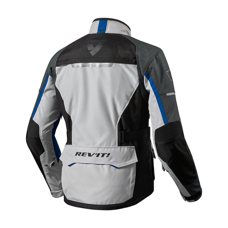 Moto Jacke Revit Outback 2 silber-blau Ausverkauf