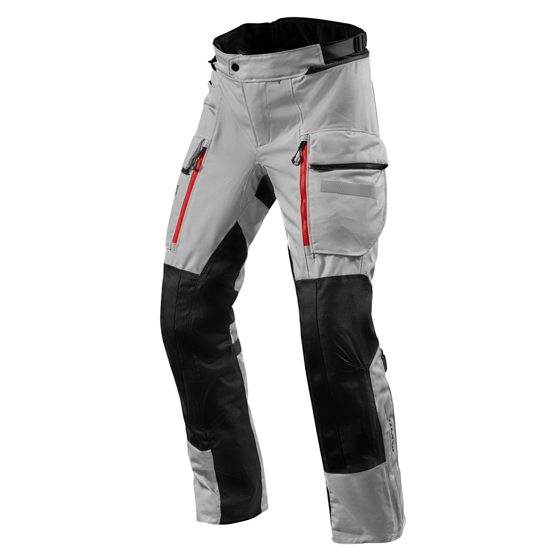 Revit Sand 4 H2O Motorradhose silber-schwarz Ausverkauf