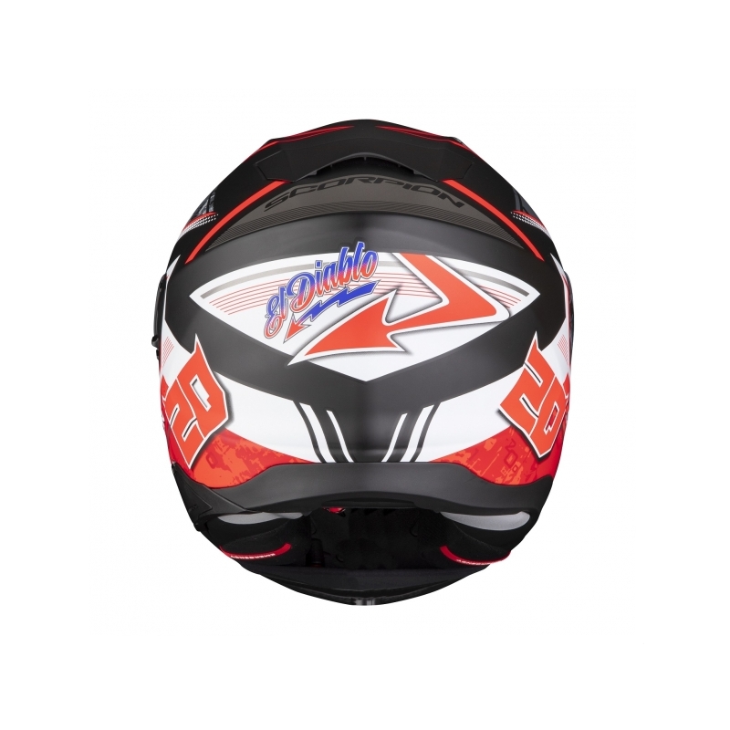 Integralhelm Scorpion EXO-520 AIR Fabio Quartararo Replica orange-schwarz-grau