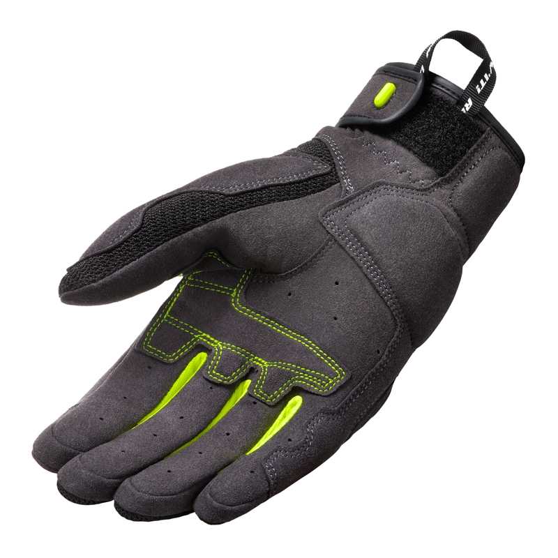 Revit Volcano Motorradhandschuhe schwarz-fluo gelb Ausverkauf