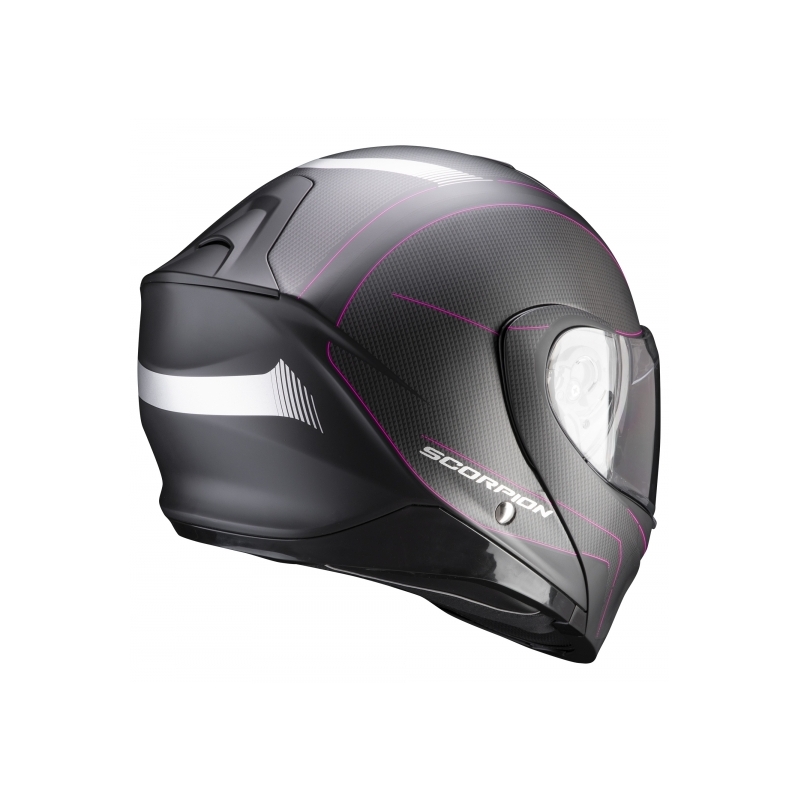 Klapphelm Scorpion EXO-930 Cielo schwarz-rosa