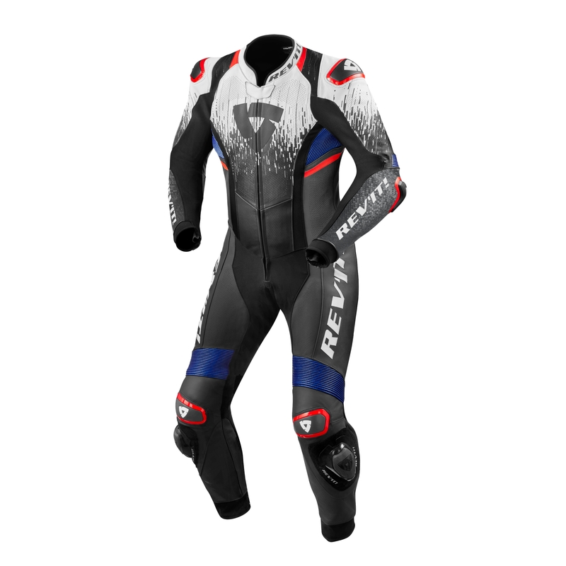 Einteiliger Jumpsuit Revit Quantum 2 schwarz-weiß-blau Ausverkauf