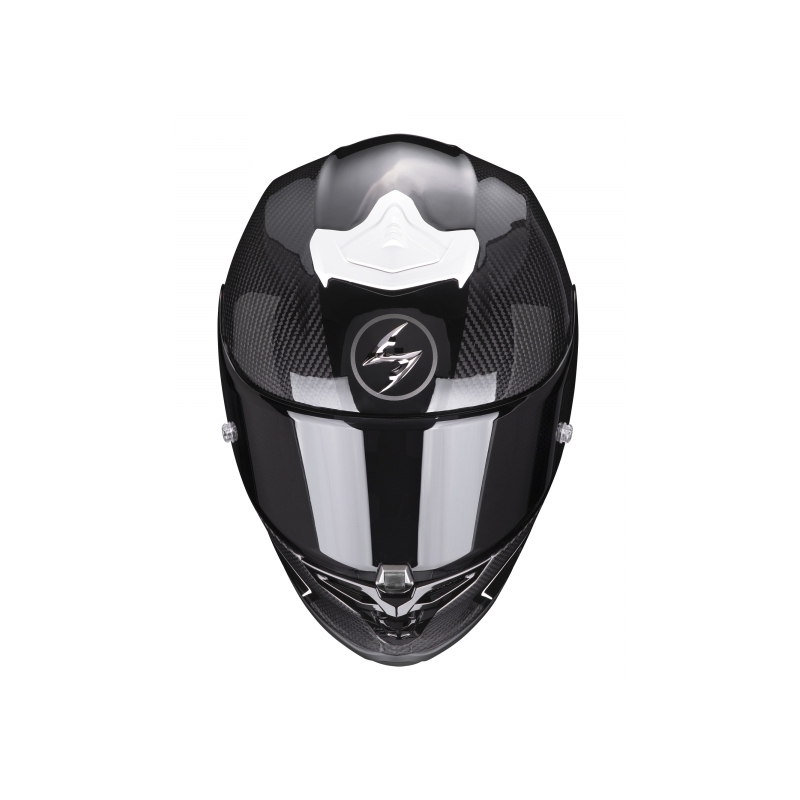 Integralhelm Scorpion EXO-R1 Carbon Air Corpus II schwarz und weiß