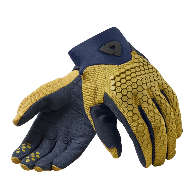 Revit Massif Motorradhandschuhe ockergelb