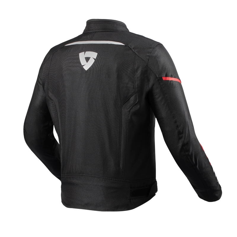 Revit Sprint H2O schwarz-fluorrote Motorradjacke Ausverkauf
