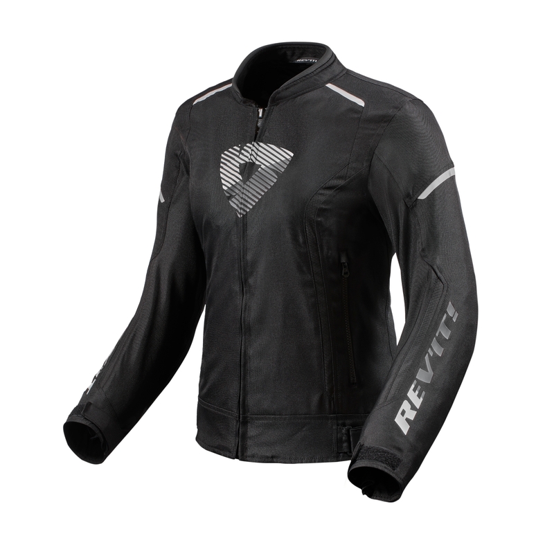 Revit Sprint H2O Motorradjacke für Frauen in Schwarz und Weiß Ausverkauf