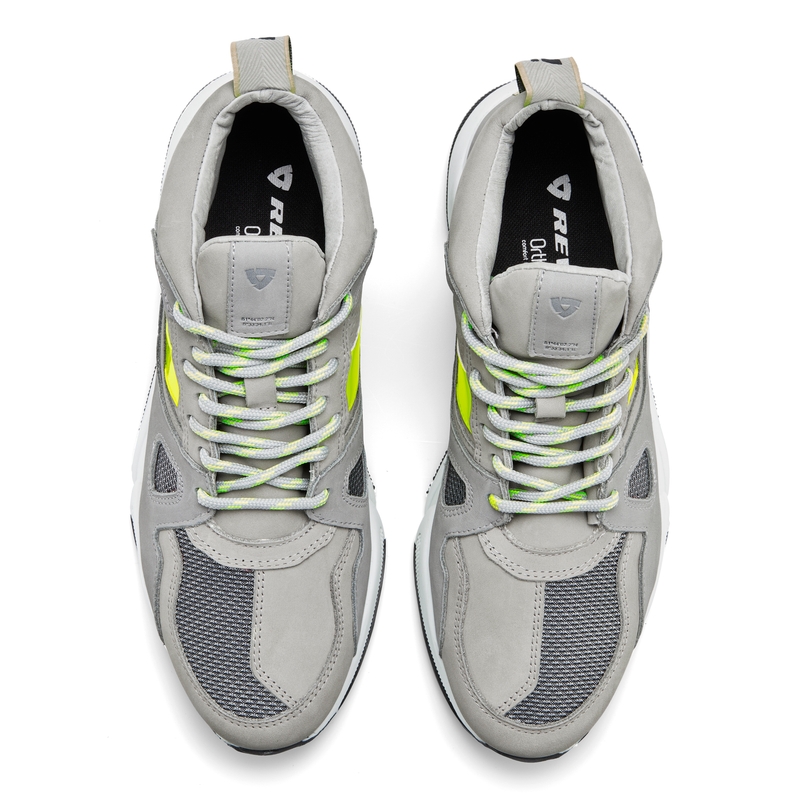 Revit Astro Motorradschuhe Grau-Beige-Fluogelb Ausverkauf
