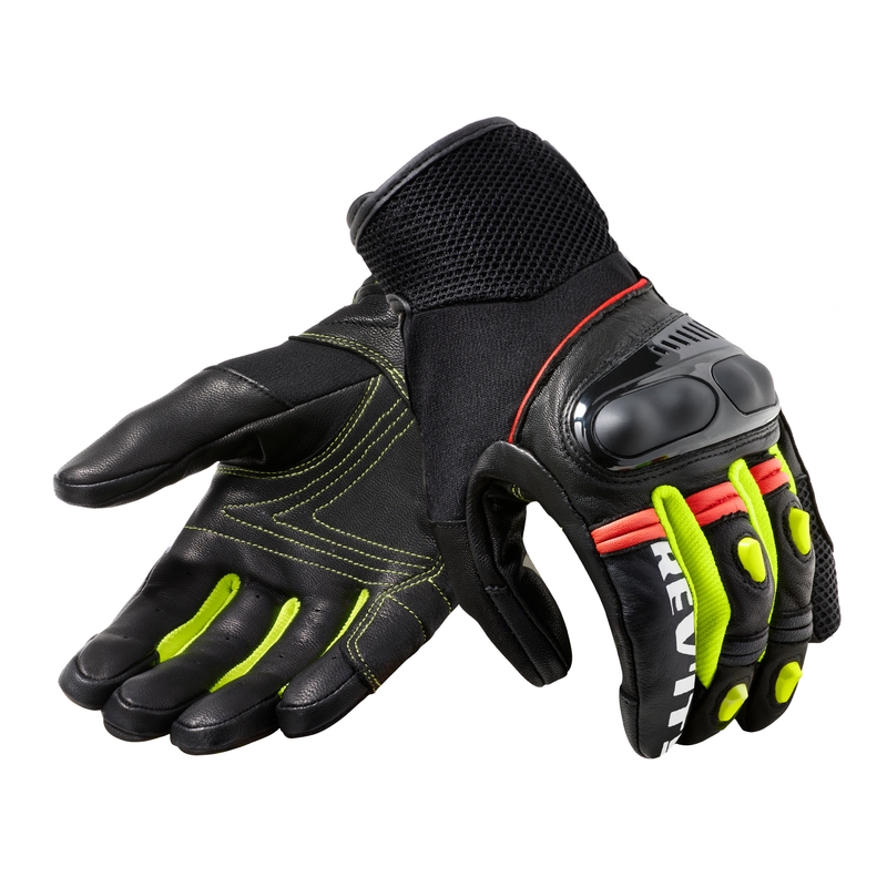 Motorradhandschuhe Revit Metric schwarz-fluo gelb Ausverkauf