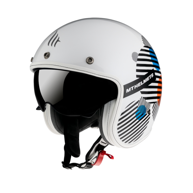 Offener Helm MT LeMans 2 SV Zero Weiß Ausverkauf