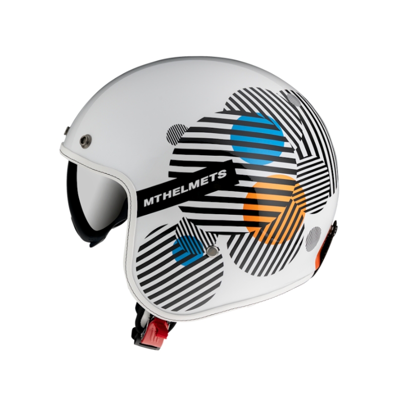 Offener Helm MT LeMans 2 SV Zero Weiß Ausverkauf