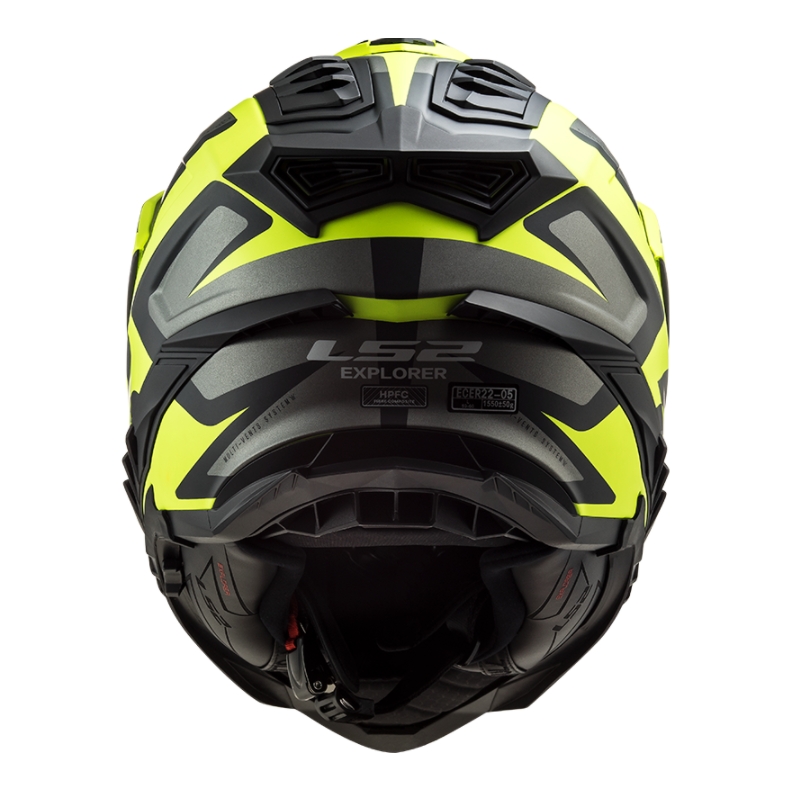 Enduro-Helm LS2 MX701 Explorer Alter schwarz-grau-fluo gelb