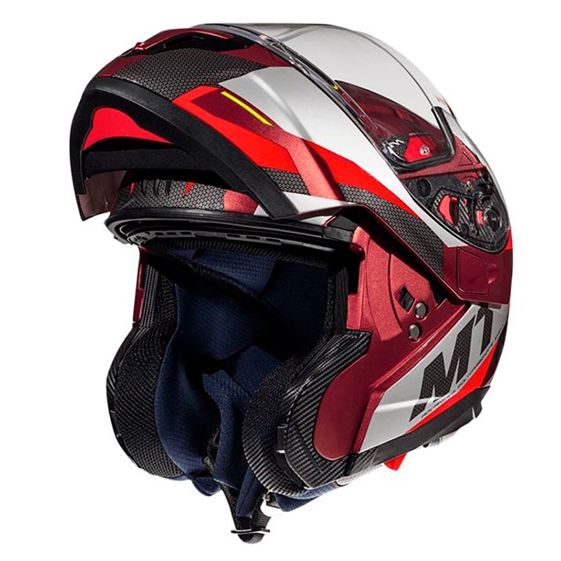 MT Atom SV TRANSCEND F5 Motorradhelm rot - Klasse II