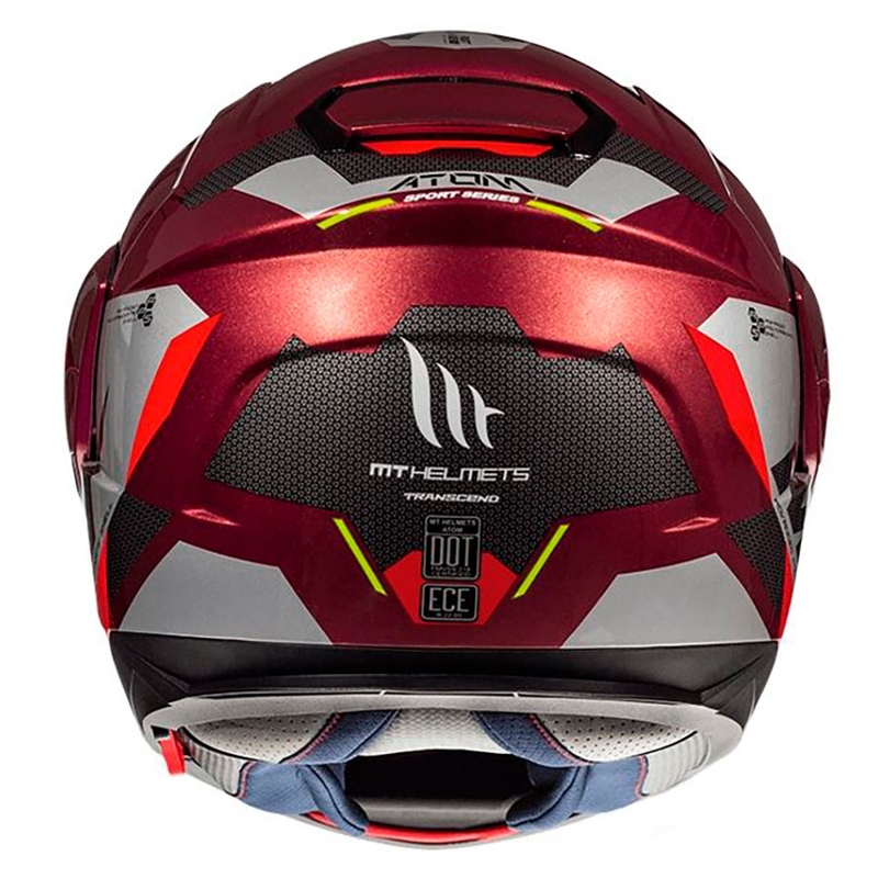 MT Atom SV TRANSCEND F5 Motorradhelm rot - Klasse II