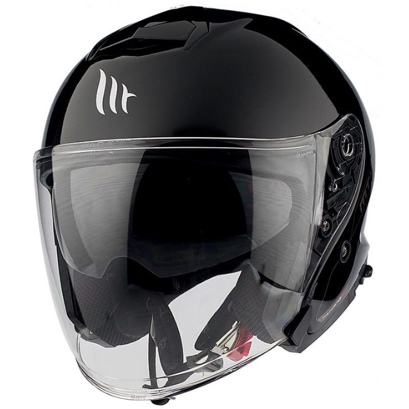 Offener Motorradhelm MT Thunder 3 SV Solid black glossy - Qualität II