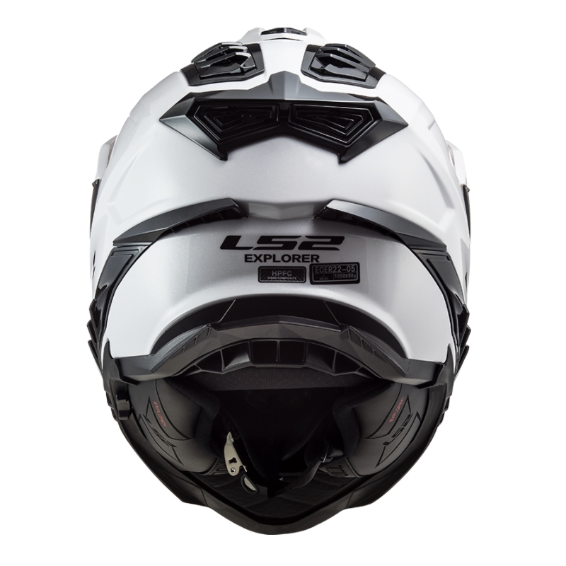 Enduro-Helm LS2 MX701 Explorer Festes Weiß
