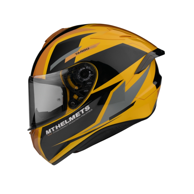 MT FF106 Pro Targo Pro Sound integrierter Motorradhelm orange-schwarz-grau
