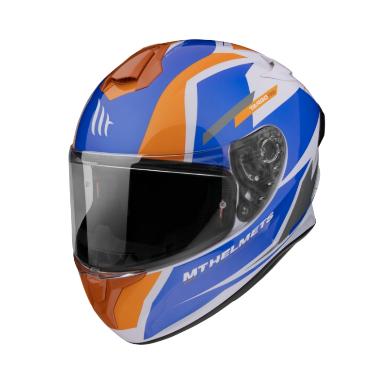 MT FF106 Pro Targo Pro Sound Integral Motorradhelm blau-weiß-orange