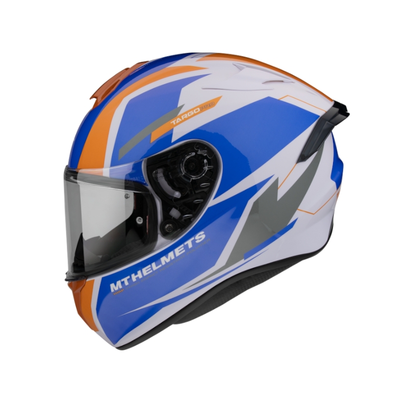 MT FF106 Pro Targo Pro Sound Integral Motorradhelm blau-weiß-orange