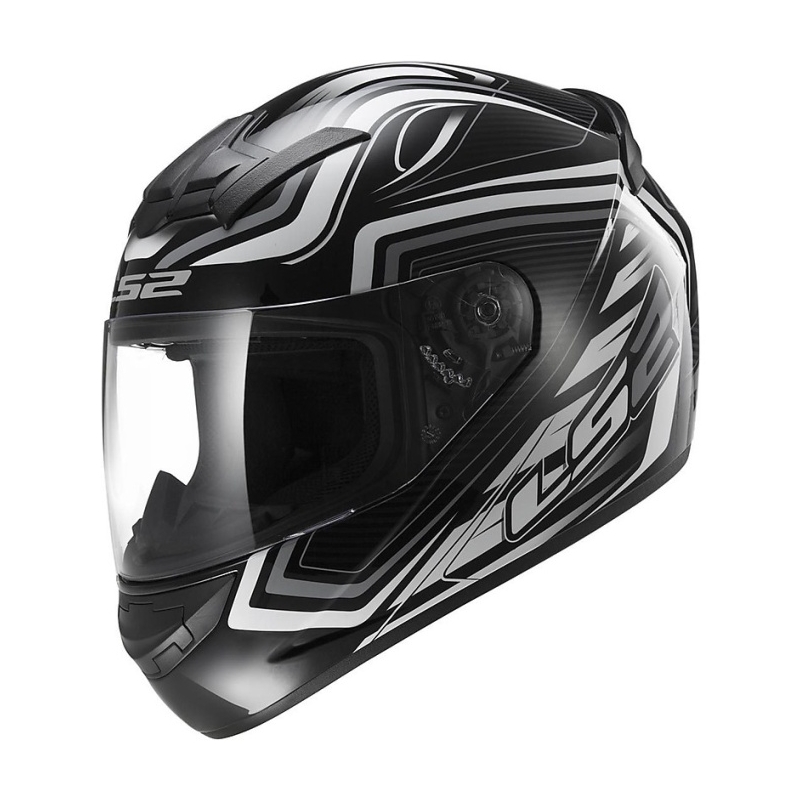 Moto Helm LS2 FF352 ROOKIE Ranger schwarz und weiß Ausverkauf